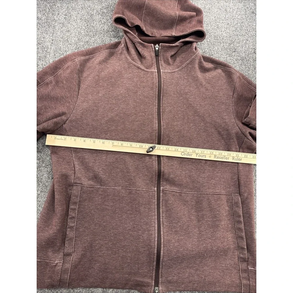 Nike Yoga Dri-FIT Full Zip Hoodie Men’s L Dark Beetroot CU6260-203